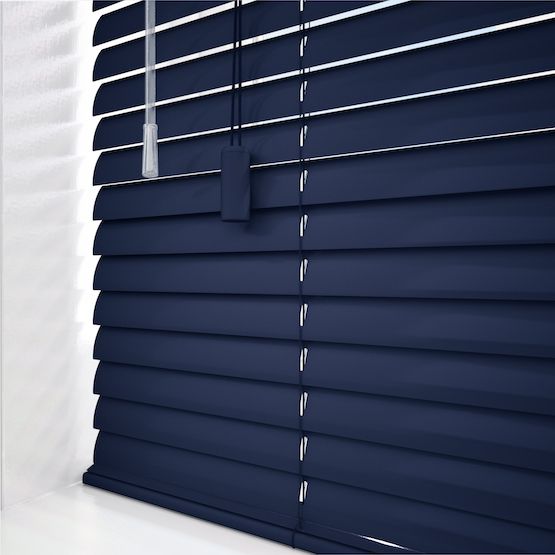 Vigor Navy Aluminium Venetian Blind _ Blinds Direct